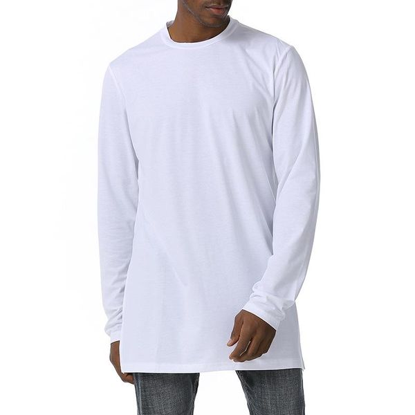 extra long fashion side split t shirt men 2020 brand hip hop streetwear tee shirt homme slim fit long sleeve high street tshirt, White;black
extra long fashion side split t shirt men 2020 brand hip hop streetwear tee shirt homme slim fit long sleeve high street tshirt, White;black
