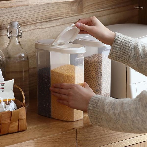 refrigerator compartmentalized transparent storage box plastic fresh-keeping box grain sealed tank storage tank1
refrigerator compartmentalized transparent storage box plastic fresh-keeping box grain sealed tank storage tank1