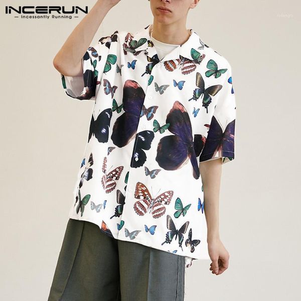 incerun men floral shirts short sleeve lapel printed blusas hawaiian summer vacation blouse ethnic loose streetwear camisa s-3xl1, White;black
incerun men floral shirts short sleeve lapel printed blusas hawaiian summer vacation blouse ethnic loose streetwear camisa s-3xl1, White;black