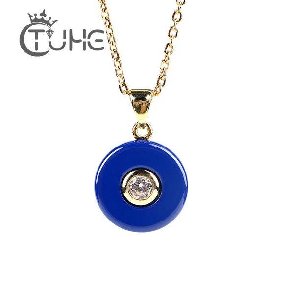 chains rose gold chain necklace women transparent crystal blue pendant ceramic for fashion jewelry, Silver
chains rose gold chain necklace women transparent crystal blue pendant ceramic for fashion jewelry, Silver