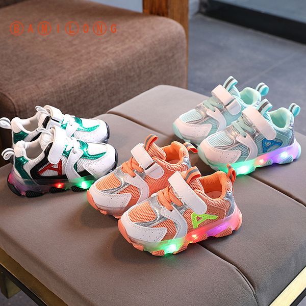 boys children led lighted luminous toddler girls casual shoes flats mesh breathable kids sneakers infant y171, Black;red
boys children led lighted luminous toddler girls casual shoes flats mesh breathable kids sneakers infant y171, Black;red