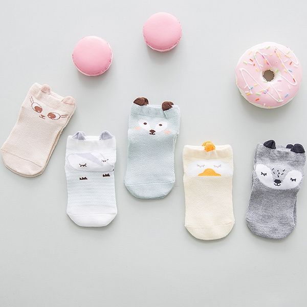 5 pairs socks set newborn infant boys girls socks kawaii cartoon animal design breathable soft cotton socks y201009, Pink;yellow
5 pairs socks set newborn infant boys girls socks kawaii cartoon animal design breathable soft cotton socks y201009, Pink;yellow