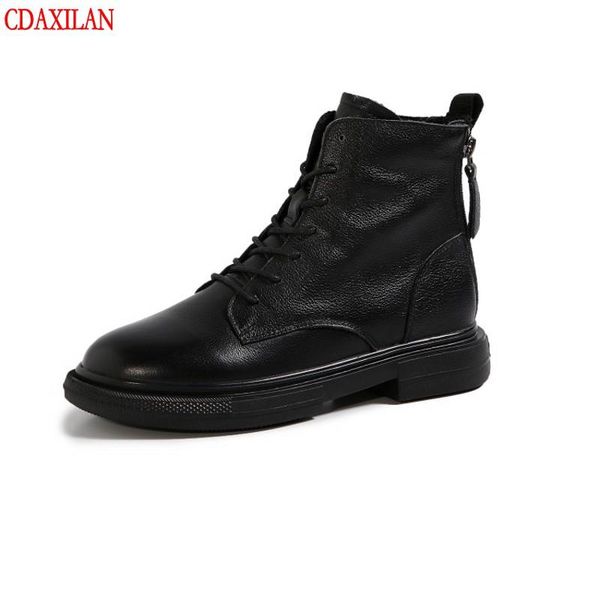 boots cdaxilan to women 's white black cow leather round toe zipper back flat with cross-tied ankle autunm winter
boots cdaxilan to women 's white black cow leather round toe zipper back flat with cross-tied ankle autunm winter