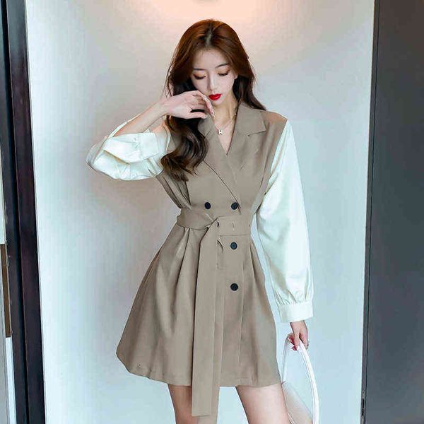 casual dresses godds style cloth suit skirt temperament waist closing long sleeve dr's clothing autumn and winter, Black;gray
casual dresses godds style cloth suit skirt temperament waist closing long sleeve dr's clothing autumn and winter, Black;gray
