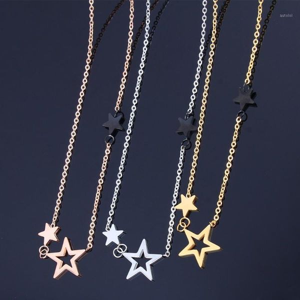2020 fashion gift pendant stainless steel necklace for women simple female friendship necklace exquisite star jewelry accessorie1, Silver
2020 fashion gift pendant stainless steel necklace for women simple female friendship necklace exquisite star jewelry accessorie1, Silver