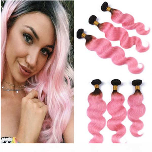 brazilian pink ombre virgin human hair weaves extensions 3pcs dark rooted #1b pink ombre human hair body wave bundles deals tangle free, Black;brown
brazilian pink ombre virgin human hair weaves extensions 3pcs dark rooted #1b pink ombre human hair body wave bundles deals tangle free, Black;brown