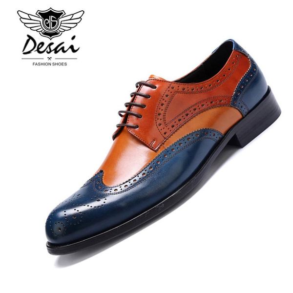 desai men's formal shoes genuine leather oxford shoes for men dressing wedding brogue office shoe lace up male zapatos de hombre, Black
desai men's formal shoes genuine leather oxford shoes for men dressing wedding brogue office shoe lace up male zapatos de hombre, Black