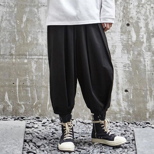 man wide leg casual pants japan streetwear loose harem pants male joggers sweatpants1, Black
man wide leg casual pants japan streetwear loose harem pants male joggers sweatpants1, Black