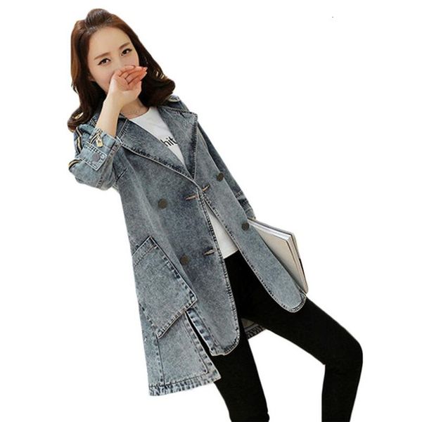 korean denim jacket 2021 new spring trench coat of women plus size loose 3/4 long female sleeve outerwear bluare p1027 5q7i, Tan;black
korean denim jacket 2021 new spring trench coat of women plus size loose 3/4 long female sleeve outerwear bluare p1027 5q7i, Tan;black