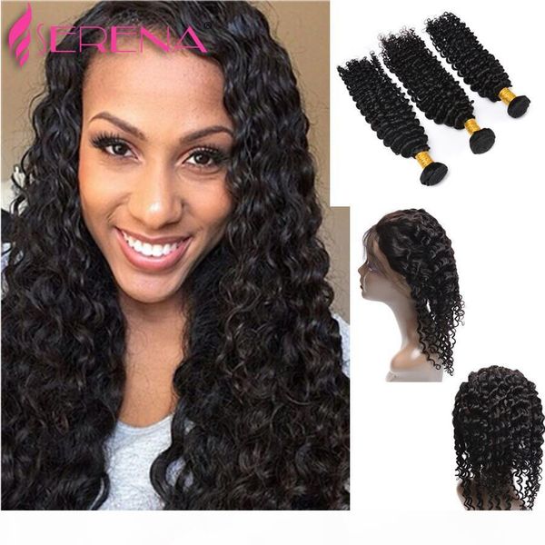 pre plucked 360 lace frontal with bundles malaysian deep wave curly human hair with 360 frontal closure,22x4x2 full lace frontal, Black;brown
pre plucked 360 lace frontal with bundles malaysian deep wave curly human hair with 360 frontal closure,22x4x2 full lace frontal, Black;brown