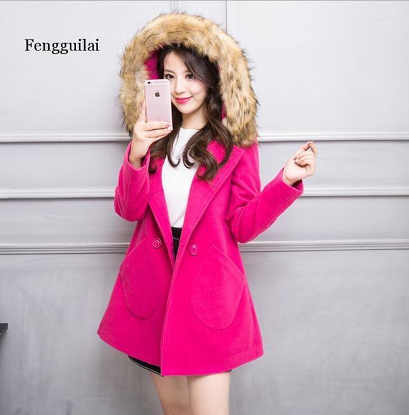 elegant long women wool coat detachable fur collar hooded winter jacket warm cashmere coat with double breasted1, Black
elegant long women wool coat detachable fur collar hooded winter jacket warm cashmere coat with double breasted1, Black