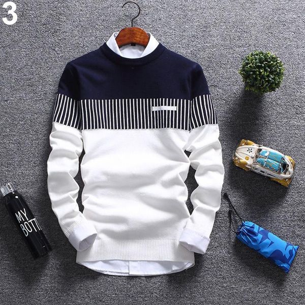 new korean fashion men's knitted sweater autumn winter strips soft cotton long sleeve sweater1, White;black
new korean fashion men's knitted sweater autumn winter strips soft cotton long sleeve sweater1, White;black