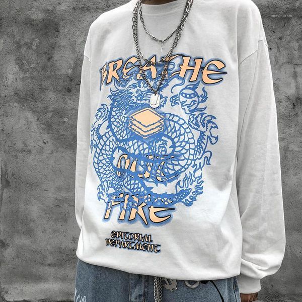 men's hoodies & sweatshirts 2021 fashion street solid cotton dragon printing sweat shirt hip hop swag tyga hole autumn1, Black
men's hoodies & sweatshirts 2021 fashion street solid cotton dragon printing sweat shirt hip hop swag tyga hole autumn1, Black