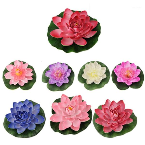decorative flowers & wreaths 8pcs artificial simulation lotus fake water lily pool floating leaf home garden wedding fish pond aquarium deco
decorative flowers & wreaths 8pcs artificial simulation lotus fake water lily pool floating leaf home garden wedding fish pond aquarium deco