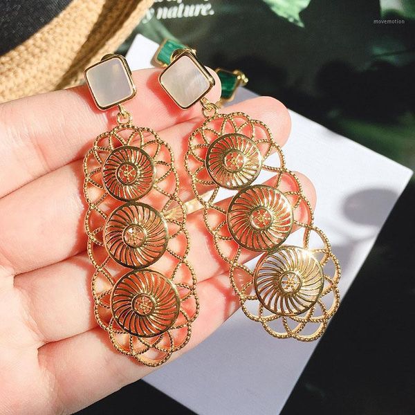 popular personality woman earrings flower long pendant stainless steel does not change color 2020 fashion new luxury jewelry1, Golden;silver
popular personality woman earrings flower long pendant stainless steel does not change color 2020 fashion new luxury jewelry1, Golden;silver