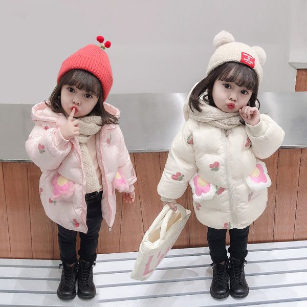 girl's 2020 new princess down jacket 1 year old 3 foreign style baby winter thickened cotton padded coat, Blue;gray
girl's 2020 new princess down jacket 1 year old 3 foreign style baby winter thickened cotton padded coat, Blue;gray