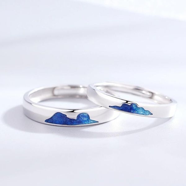 cluster rings sole memory star sea clouds creative couple romantic sweet 925 sterling silver female resizable opening sri421, Golden;silver
cluster rings sole memory star sea clouds creative couple romantic sweet 925 sterling silver female resizable opening sri421, Golden;silver