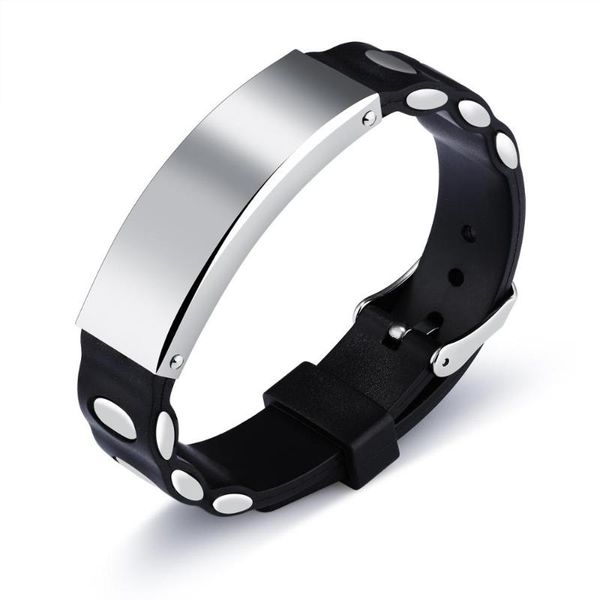 vintage punk silicone rubber glossy bracelet for men adjustable size charm cool hip hop bracelet statement jewelry trendy gifts, Black
vintage punk silicone rubber glossy bracelet for men adjustable size charm cool hip hop bracelet statement jewelry trendy gifts, Black
