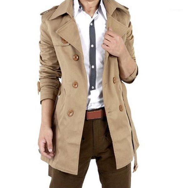 men's trench coats men british slim double breasted mens long coat turn-down collar trenchcoat sleeve jacket coat1, Tan;black
men's trench coats men british slim double breasted mens long coat turn-down collar trenchcoat sleeve jacket coat1, Tan;black