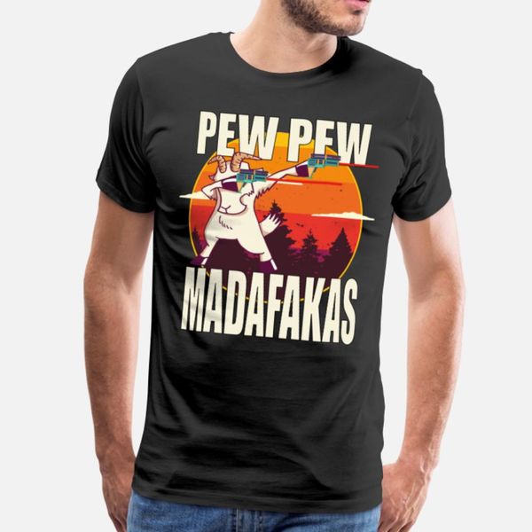 pew pew madafakas goat t shirt breathable design tracksuit hoodie sweatshirt