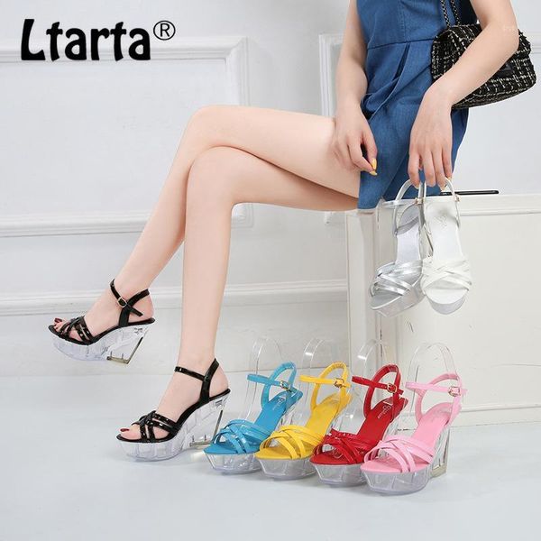 sandals ltarta slope heel 10cm nightclub high heels trendy women's shoes catwalk pole dance crystal lfd-1101-41, Black
sandals ltarta slope heel 10cm nightclub high heels trendy women's shoes catwalk pole dance crystal lfd-1101-41, Black
