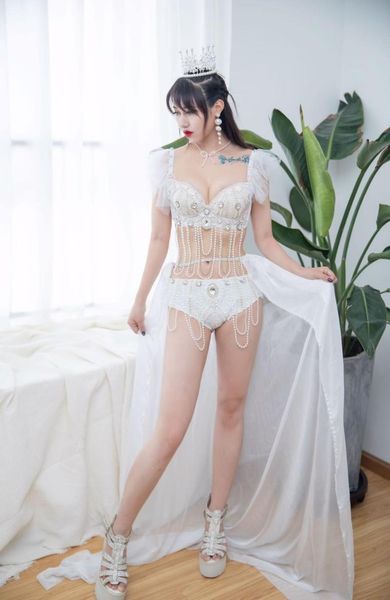 stage wear bar club party show dance costume white pearls rhinestones bikini tailing outfit nightclub singer dancer dj 3-pieces, Black;red
stage wear bar club party show dance costume white pearls rhinestones bikini tailing outfit nightclub singer dancer dj 3-pieces, Black;red