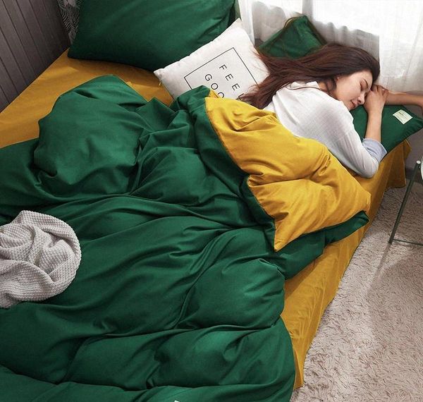 green and yellow bed set single bed sheet sets solid color cotton duvet cover pillowcase size bedding set jllbad sinabag
green and yellow bed set single bed sheet sets solid color cotton duvet cover pillowcase size bedding set jllbad sinabag