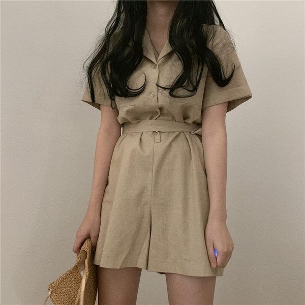 2019 ol jumpsuit women summer bodysuit elegant lace up party solid playsuits short sleeves khaki short pant overalls, Black;white
2019 ol jumpsuit women summer bodysuit elegant lace up party solid playsuits short sleeves khaki short pant overalls, Black;white