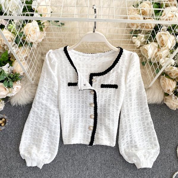 xiaoxiang celebrity style cardigan jacket women autumn and winter all-match color matching short puff sleeve uk1341, White
xiaoxiang celebrity style cardigan jacket women autumn and winter all-match color matching short puff sleeve uk1341, White