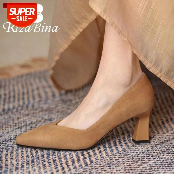 rizabina women pumps real leather high heel shoes woman square toe daily office lady party new arrival footwear size 34-39 #oo3y
rizabina women pumps real leather high heel shoes woman square toe daily office lady party new arrival footwear size 34-39 #oo3y