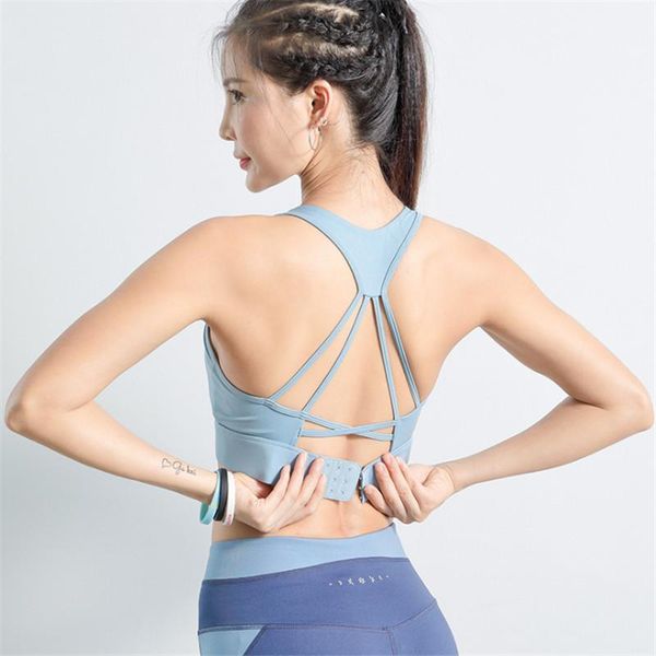 gym clothing adjustable back buckle fitness brassiere sport femme yoga bra cross seamless sports women running, White;black
gym clothing adjustable back buckle fitness brassiere sport femme yoga bra cross seamless sports women running, White;black