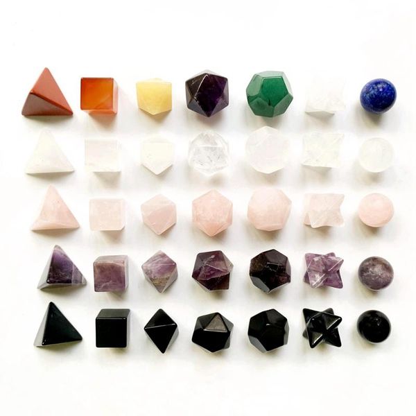 7 chakra stones set platonic solids sacred geometry merkaba star carved natural healing reiki crystals figurines home decor
7 chakra stones set platonic solids sacred geometry merkaba star carved natural healing reiki crystals figurines home decor