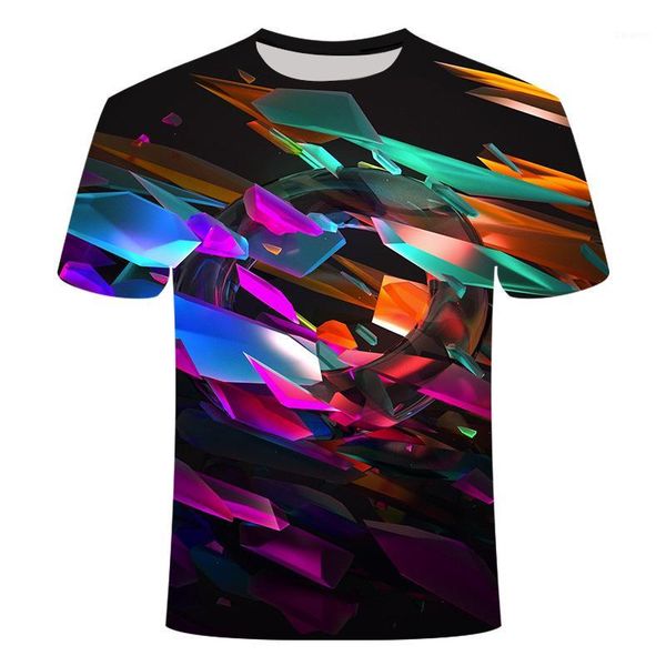 summer 2020 fashion men's t-shirt casual 3d printing color three-dimensional fragmented short-sleeved round neck t-shirt1, White;black
summer 2020 fashion men's t-shirt casual 3d printing color three-dimensional fragmented short-sleeved round neck t-shirt1, White;black