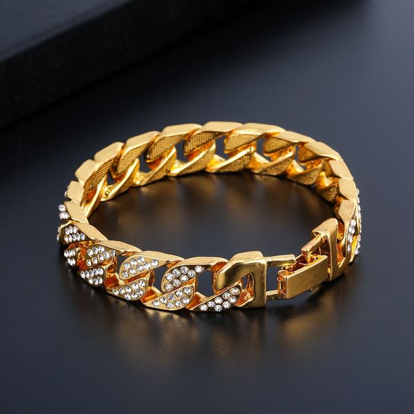 fashion full diamond cuban 15mm width hip diamond bracelet hop hip hop bracelet jewelry dpolh, Golden;silver
fashion full diamond cuban 15mm width hip diamond bracelet hop hip hop bracelet jewelry dpolh, Golden;silver