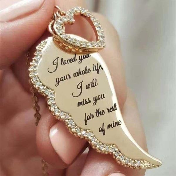 vintage angel heart pendant necklace love good lucky zircon necklace sweater chain for women jewelry, Silver
vintage angel heart pendant necklace love good lucky zircon necklace sweater chain for women jewelry, Silver