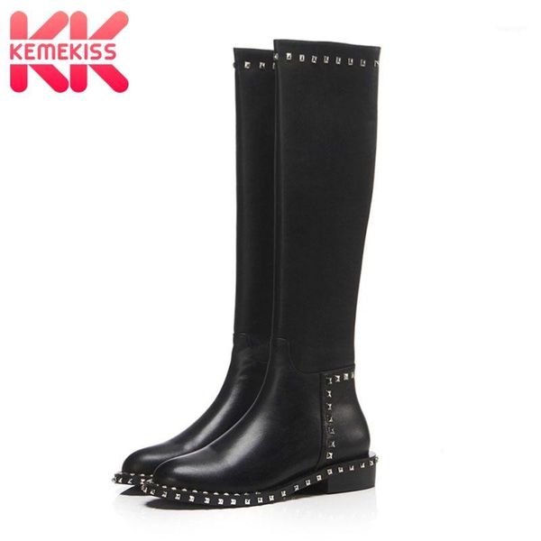 boots kemekiss genuine leather woman fashion rivets zipper flats winter shoes women long boot office lady footwear size 34-431, Black
boots kemekiss genuine leather woman fashion rivets zipper flats winter shoes women long boot office lady footwear size 34-431, Black
