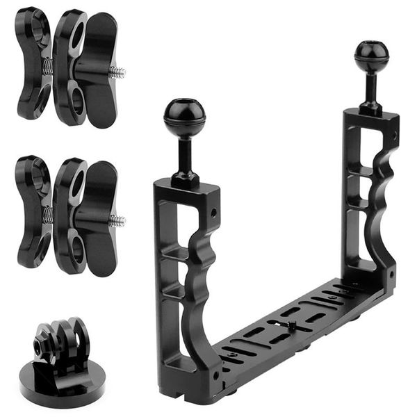 cnc scuba diving underwater light arm system three-clip tray bracket handle grip stabilizer video digital slr camera
cnc scuba diving underwater light arm system three-clip tray bracket handle grip stabilizer video digital slr camera