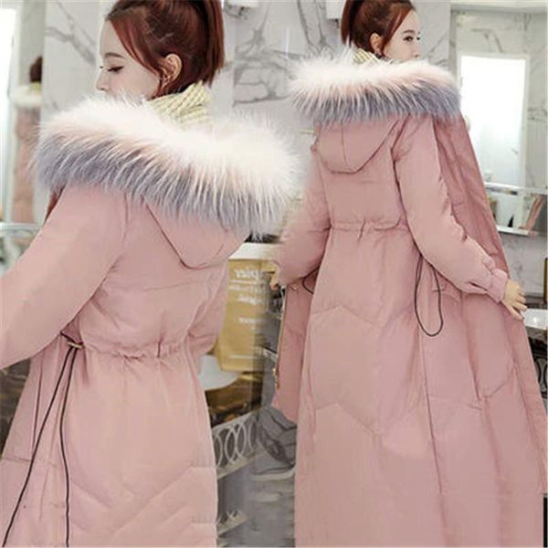 women's down & parkas winter plus size 4xl jacket 2021 pink hooded big fur collar long over the knee white duck coat 966, Black
women's down & parkas winter plus size 4xl jacket 2021 pink hooded big fur collar long over the knee white duck coat 966, Black