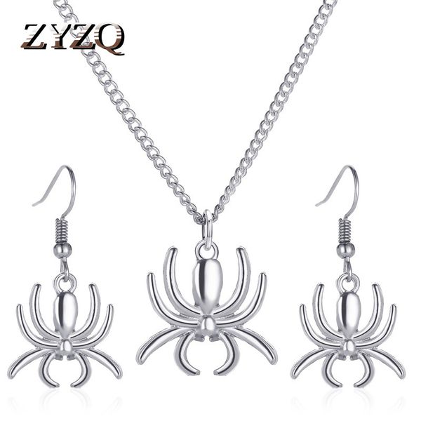 zyzq punk style spider jewelry set dark spider earrings halloween couple accessories, Silver
zyzq punk style spider jewelry set dark spider earrings halloween couple accessories, Silver
