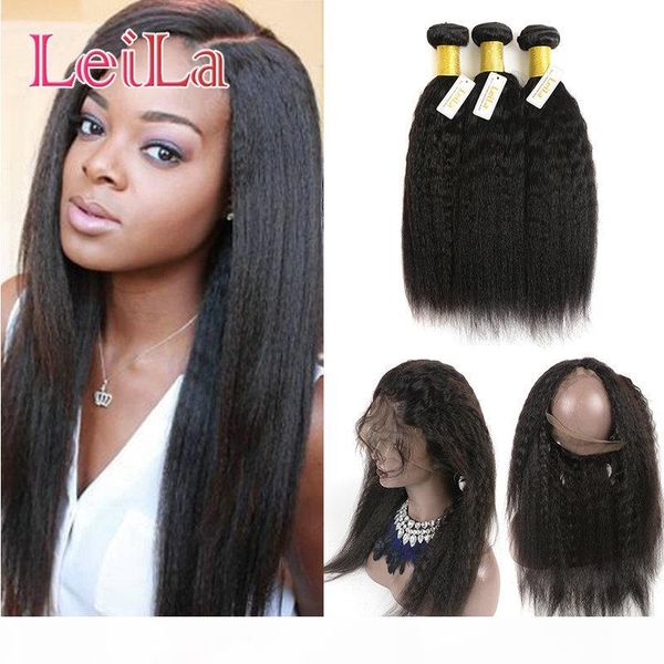 peruvian virgin hair 3 bundles and 360 lace frontal kinky straight pre plucked baby hair frontal human hair wefts with closure, Black;brown
peruvian virgin hair 3 bundles and 360 lace frontal kinky straight pre plucked baby hair frontal human hair wefts with closure, Black;brown