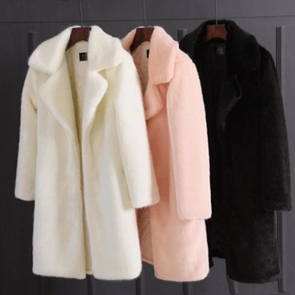 fur coat female mid-length coat new fashion lapel long-sleeved women thick imitation plush elegant women g932, Black
fur coat female mid-length coat new fashion lapel long-sleeved women thick imitation plush elegant women g932, Black