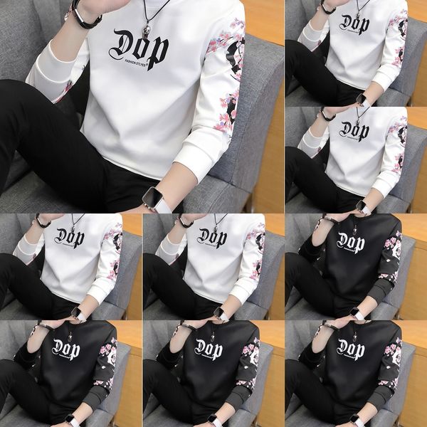 pmysr 2019 new autumn men's long sleeve tround neck t-shirt brand thin sweatersweater sweater handsome men's fashion clothes botto, Black
pmysr 2019 new autumn men's long sleeve tround neck t-shirt brand thin sweatersweater sweater handsome men's fashion clothes botto, Black