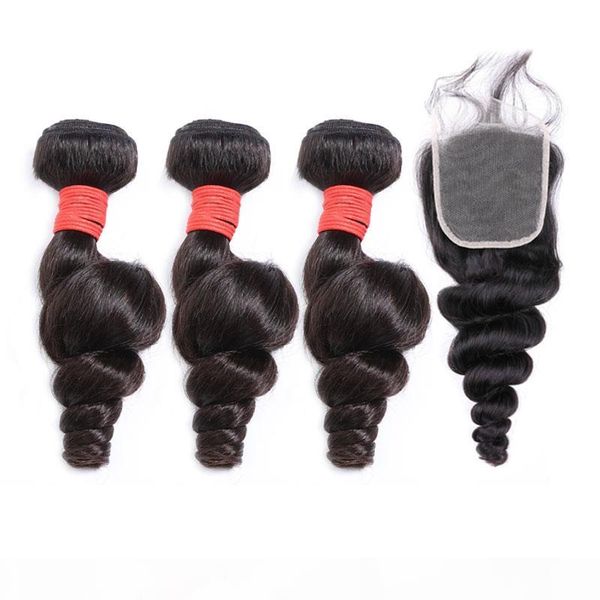 loose wave hair bundle with lace closure unprocessed peruvian natural black human hair extension weave with frontal for women brazilian hair
loose wave hair bundle with lace closure unprocessed peruvian natural black human hair extension weave with frontal for women brazilian hair