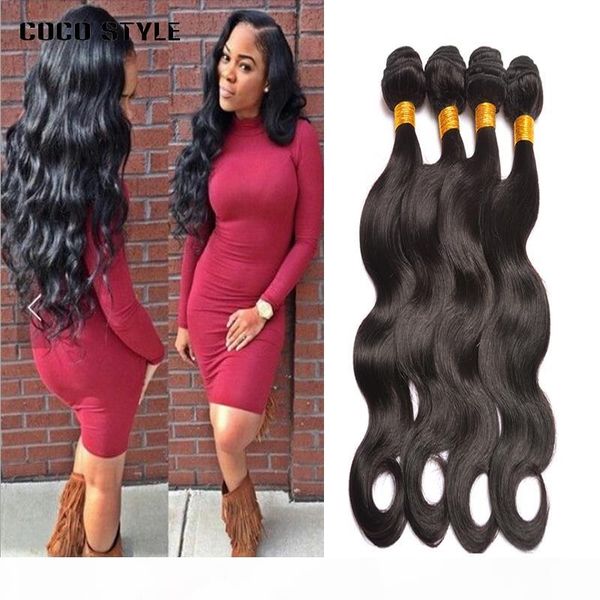 8a brazilian virgin hair body wave 4 bundles unprocessed peruvian raw indian malaysian wet and wavy human hair extensions, Black
8a brazilian virgin hair body wave 4 bundles unprocessed peruvian raw indian malaysian wet and wavy human hair extensions, Black