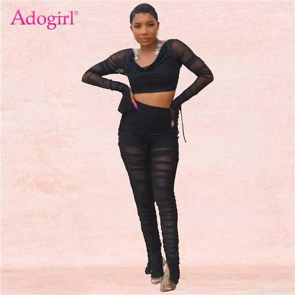two piece dress adogirl women ruched sheer mesh set off shoulder long sleeve backless crop slit cuff pants night club outfits1, White
two piece dress adogirl women ruched sheer mesh set off shoulder long sleeve backless crop slit cuff pants night club outfits1, White
