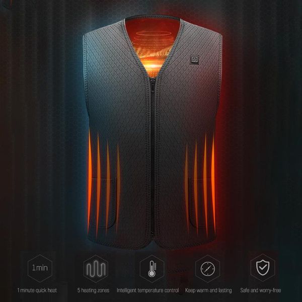 winter intellegient heating vest electric thermal cloth flexible outdoor travel hiking usb infrared heated jacket for men women, Gray;blue
winter intellegient heating vest electric thermal cloth flexible outdoor travel hiking usb infrared heated jacket for men women, Gray;blue