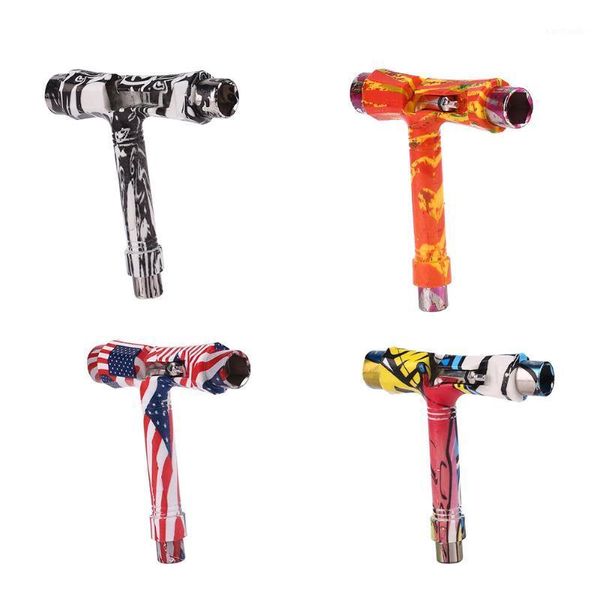 skateboarding scooter t-shaped tool outdoor skateboard patterned rollers parts sport control accs1 
skateboarding scooter t-shaped tool outdoor skateboard patterned rollers parts sport control accs1
