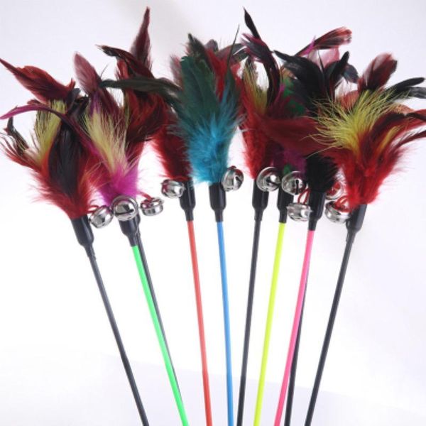 cat toys 1pc make a stick feather with small bell natural like birds random color black coloured pole1
cat toys 1pc make a stick feather with small bell natural like birds random color black coloured pole1