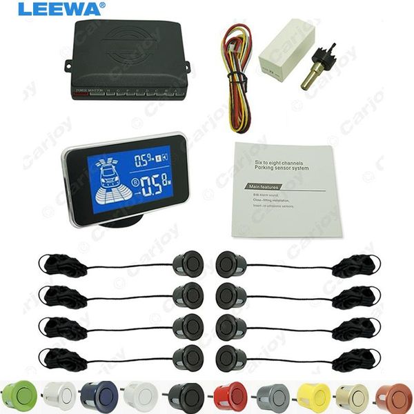 leewa new 8 sensors car front and rear parking distance digital dual display parking sensor black silver gray wihte #ca3856
leewa new 8 sensors car front and rear parking distance digital dual display parking sensor black silver gray wihte #ca3856