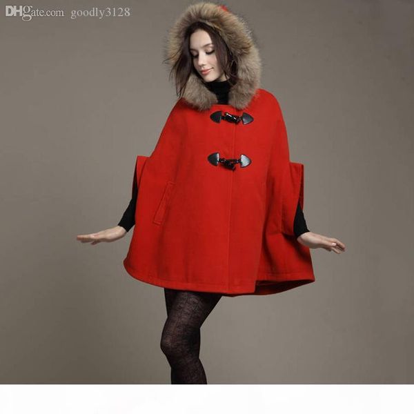 wholesale-2015 fashion women winter warm faux fur jacket coats batween duffle trim cape coat office lady large size hoodie cloak parka, Black
wholesale-2015 fashion women winter warm faux fur jacket coats batween duffle trim cape coat office lady large size hoodie cloak parka, Black